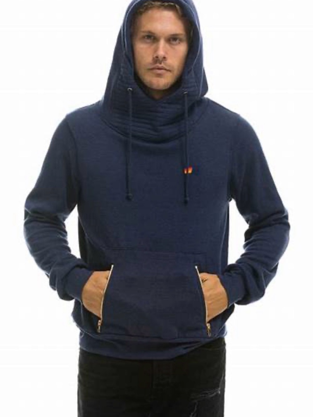 Aviator Nation Men’s Ninja Pullover Hoodie Navy